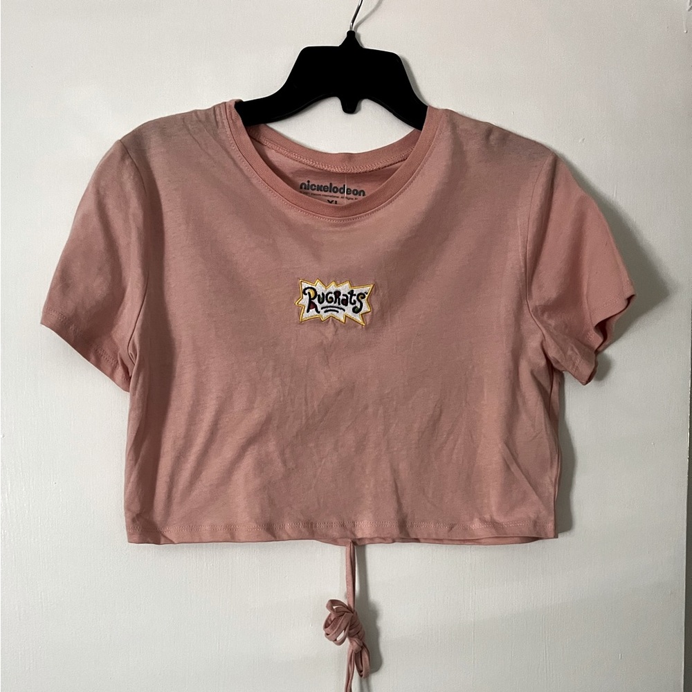 Nickelodeon Rugrats Cotton Pink Crop Top NWT